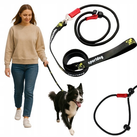 NYLONOWA TRAKCYJNA SMYCZ DLA PSA 140cm linka treningowa do nauki tresur