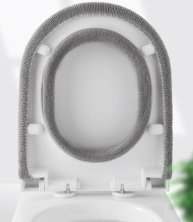 Pokrowiec na deskę sedesową miękka nakładka na sedes WC plusz delikatny