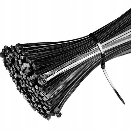 TRYTYTKI OPASKI ZACISKOWE 100szt 300mm trytki kablowe taśma opaska zaciski