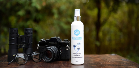 LensClean Zestaw do czyszczenia okularów ekranów środek 500ml i ściereczki
