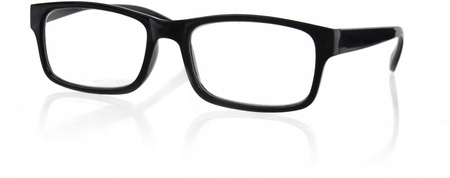 OKULARY KOREKCYJNE OPTIZON -3,50 minus trzy i pół czarne klasyczne