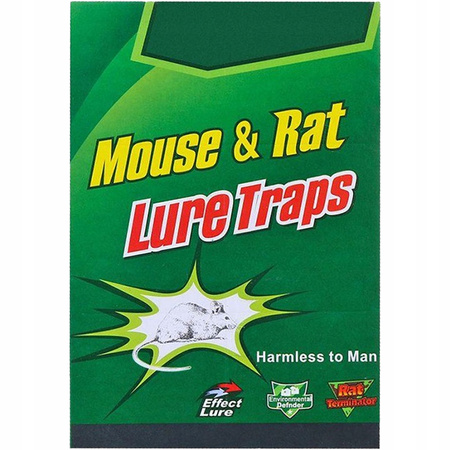 MYSZOŁAPKA LEP NA MYSZY SZCZURY PUŁAPKA SILNY KLEJ 30 SZTUK ZAPACHOWE