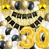 ZESTAW BALONÓW 30 kurtyna balony na przyjęcie urodzinowe trzydziestka