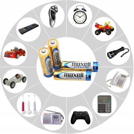 Baterie 40 Sztuk Alkaliczne LR06 AA 1,5V LR6 Bateria Zestaw Paluszki