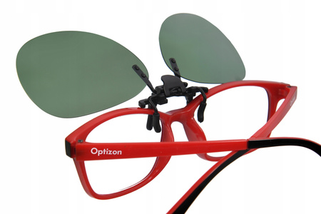 LUSTRZANKI NAKŁADKA PRZECIWSŁONECZNA na okulary uchylna z polaryzacją