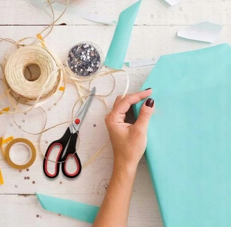 ZESTAW NOŻYCZEK BIUROWYCH SZKOLNYCH 3 SZTUKI MAŁE DUŻE OSTRE