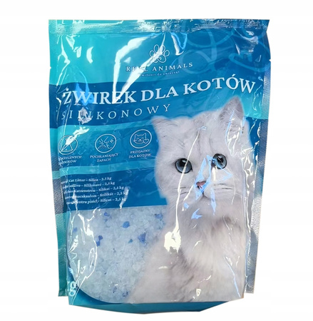 ŻWIREK SILIKONOWY DLA KOTA 1,5kg niezbrylający 3,8L bezpyłowy wydajny