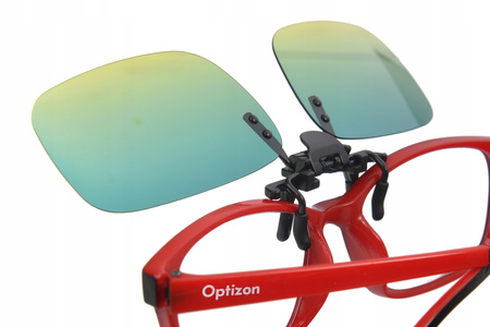 LUSTRZANKi NAKŁADKA PRZECIWSŁONECZNA na okulary uchylna FOTOCHROMOWANE