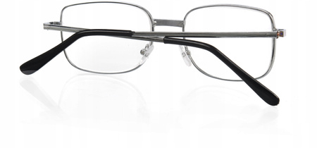 OKULARY KOREKCYJNE OPTIZON +2,00 plus dwa DO CZYTANIA metalowe