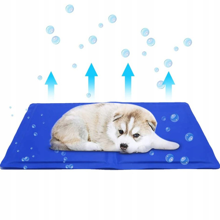 MATA CHŁODZĄCA ŻELOWA DLA PSA KOTA ZWIERZĄT LEGOWISKO DUŻA 90 x 50 cm