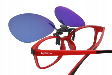 LUSTRZANKI NAKŁADKA PRZECIWSŁONECZNA na okulary uchylna z polaryzacją