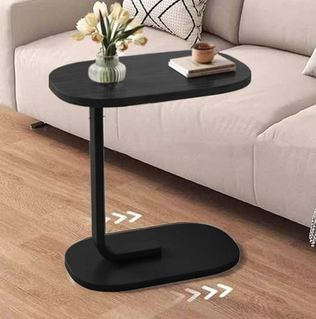 STOLIK KAWOWY POMOCNICZNY BOCZNY NOCNY KSZTAŁT LITERY C DO SALONU