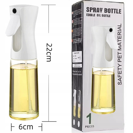 SPRYSKIWACZ DO OLIWY SZKLANY DOZOWNIK W SPRAYU DO OLEJU OCTU 200ML