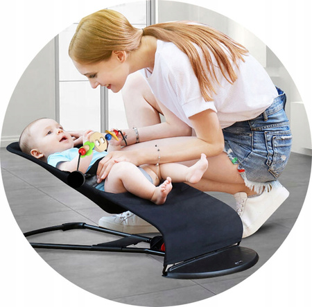 LEŻACZEK BUJACZEK ergonomiczny dla dziecka 4w1 fotelik balansowy krzesełko