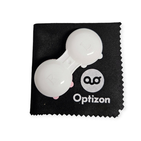 Pojemnik ŚWINKI na SOCZEWKI szkła KONTAKTOWE z oznaczeniem strony PIGS