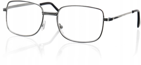 OKULARY KOREKCYJNE OPTIZON +1,00 plus jeden DO CZYTANIA metalowe