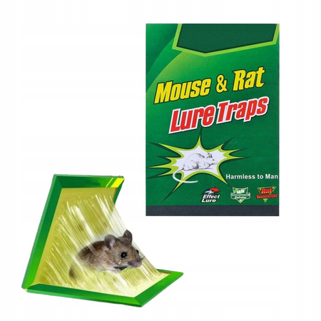 MYSZOŁAPKA LEP NA MYSZY SZCZURY PUŁAPKA SILNY KLEJ ZAPACHOWE 1 sztuka