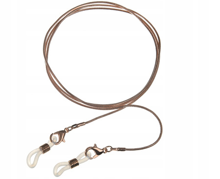 ŁAŃCUSZEK DO OKULARÓW złoty stal zawieszka ozdobna sznureczek