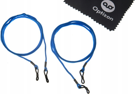 SZNUREK NIEBIESKI DO OKULARÓW klasyczny zawieszka solidny sznureczek 2 szt.