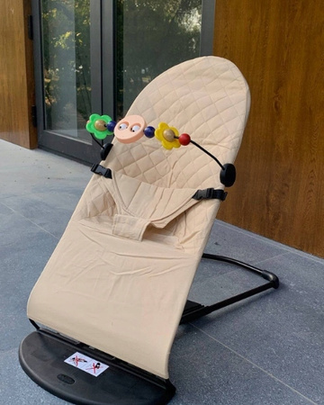 LEŻACZEK BUJACZEK ergonomiczny dla dziecka 4w1 fotelik balansowy krzesełko