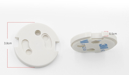 ZABEZPIECZENIE KONTAKTÓW GNIAZEK przed dziećmi zaślepki 10 sztuk blokada