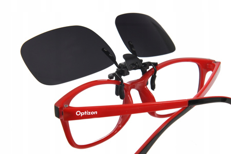 LUSTRZANKI NAKŁADKA PRZECIWSŁONECZNA na okulary uchylna z polaryzacją