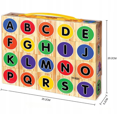 KLOCKI EDUKACYJNE piankowe dla dzieci nauka literek czytania prezent