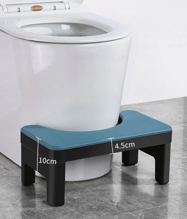 Podnóżek toaletowy stołek podest łazienkowy do toalety zdrowe wypróżnianie