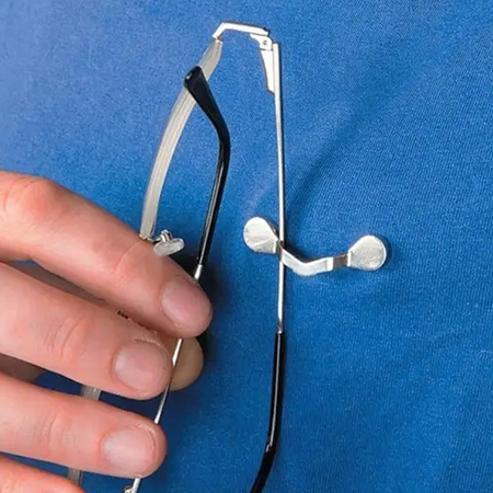 MAGNETYCZNY UCHWYT NA OKULARY klips do ubrania na słuchawki identyfikator