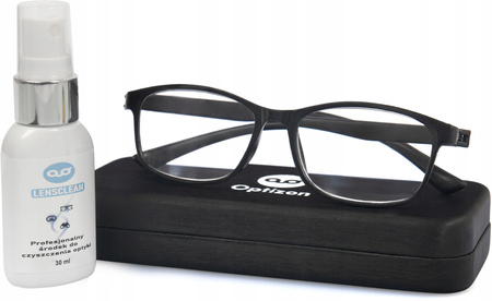 OKULARY KOREKCYJNE OPTIZON +1,00 plus jeden DO CZYTANIA klasyczne