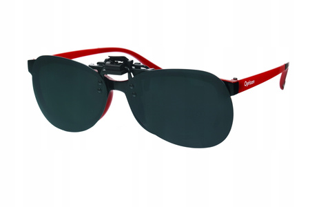 LUSTRZANKI NAKŁADKA PRZECIWSŁONECZNA na okulary uchylna z polaryzacją