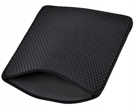 MATA WYCIERACZKA PODKŁADKA CZARNA POD KUWETĘ DLA KOTA NA ŻWIREK XXL 45 x 60