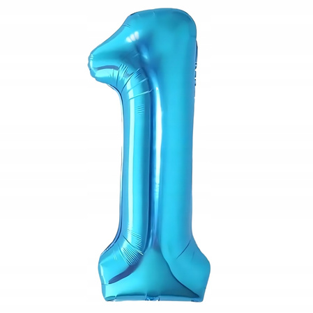 ZESTAW BALONÓW ROCZEK niebieski balony na przyjęcie urodzinowe imprezę 5ele