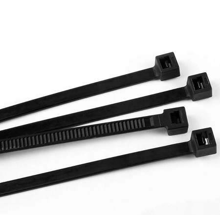 TRYTYTKI OPASKI ZACISKOWE 100szt 200mm trytki kablowe taśma opaska zaciski