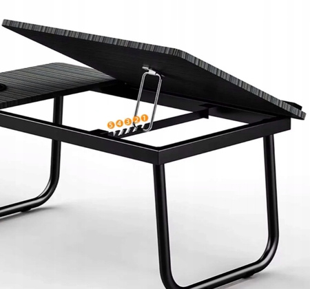 STOLIK POD LAPTOPA KOMPUTER DO ŁÓŻKA PODSTAWKA SKŁADANY MOBILNY REGULOWANY