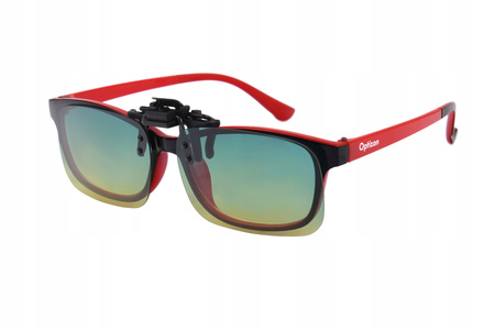 LUSTRZANKi NAKŁADKA PRZECIWSŁONECZNA na okulary uchylna FOTOCHROMOWANE