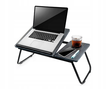 STOLIK POD LAPTOPA KOMPUTER DO ŁÓŻKA PODSTAWKA SKŁADANY MOBILNY REGULOWANY