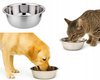 MISKA ANTYPOŚLIZGOWA stalowa nierdzewna DLA PSA KOTA karmę wodę 2,5L 26cm