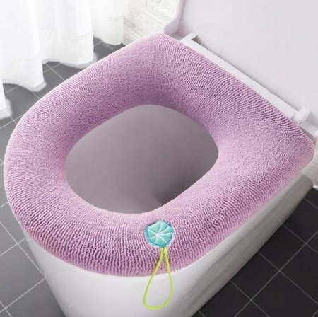 Pokrowiec na deskę sedesową miękka nakładka na sedes WC plusz delikatny