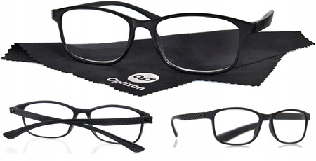 OKULARY KOREKCYJNE OPTIZON +2,00 plus dwa DO CZYTANIA klasyczne