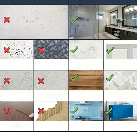 ŚCIENNY UCHWYT WIESZAK SAMOPRZYLEPNY NA MOPY MIOTŁY SZCZOTKI NARZĘDZIA