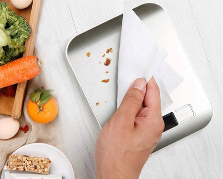 WAGA KUCHENNA 5KG DOMOWA DOKŁADNA SREBRNA ELEKTRONICZNA