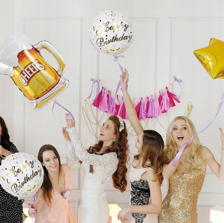 ZESTAW BALONÓW KUFEL balony na przyjęcie urodzinowe imprezę 5ele