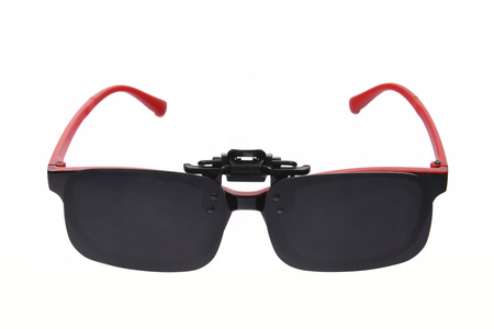 LUSTRZANKI NAKŁADKA PRZECIWSŁONECZNA na okulary uchylna z polaryzacją