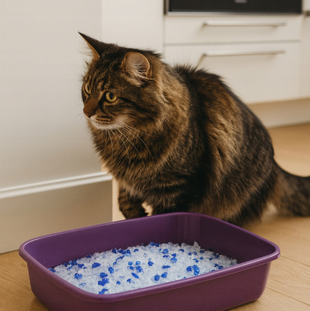 ŻWIREK SILIKONOWY DLA KOTA 1,5kg niezbrylający 3,8L bezpyłowy wydajny