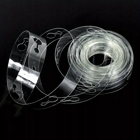 TAŚMA DO TWORZENIA GIRLAND ŁUKÓW ŚCIAN BALONOWYCH 5M DŁUGA TRANSPARENTNA