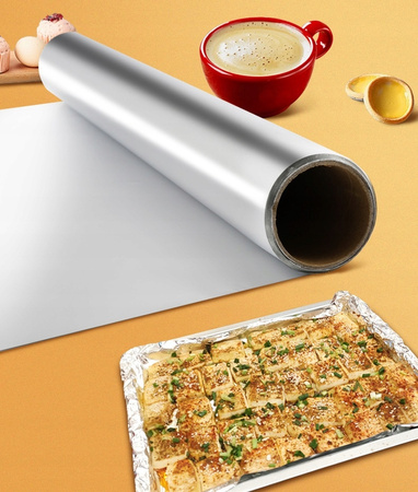 FOLIA ALUMINIOWA GRUBA 10M PACLAN MOCNA SPOŻYWCZA GASTRONOMICZNA CATERING