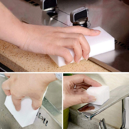 MAGICZNA GĄBKA 10SZT DO CZYSZCZENIA USUWANIA PLAM BRUDU MELAMINA