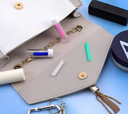 Aplikator do zakładania soczewek kontaktowych silikonowa przyssawka