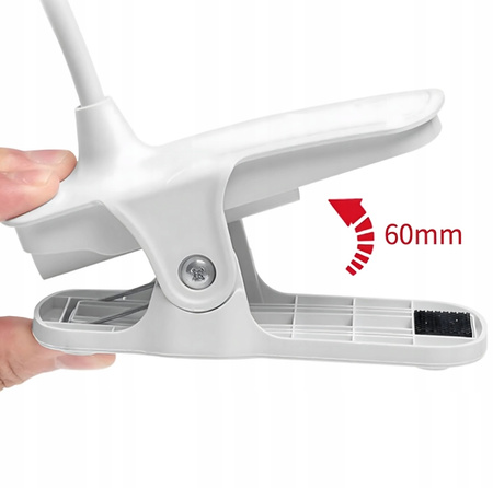 LAMPKA LED BEZPRZEWODOWA Z KLIPSEM nocna na biurko do pracy do czytania